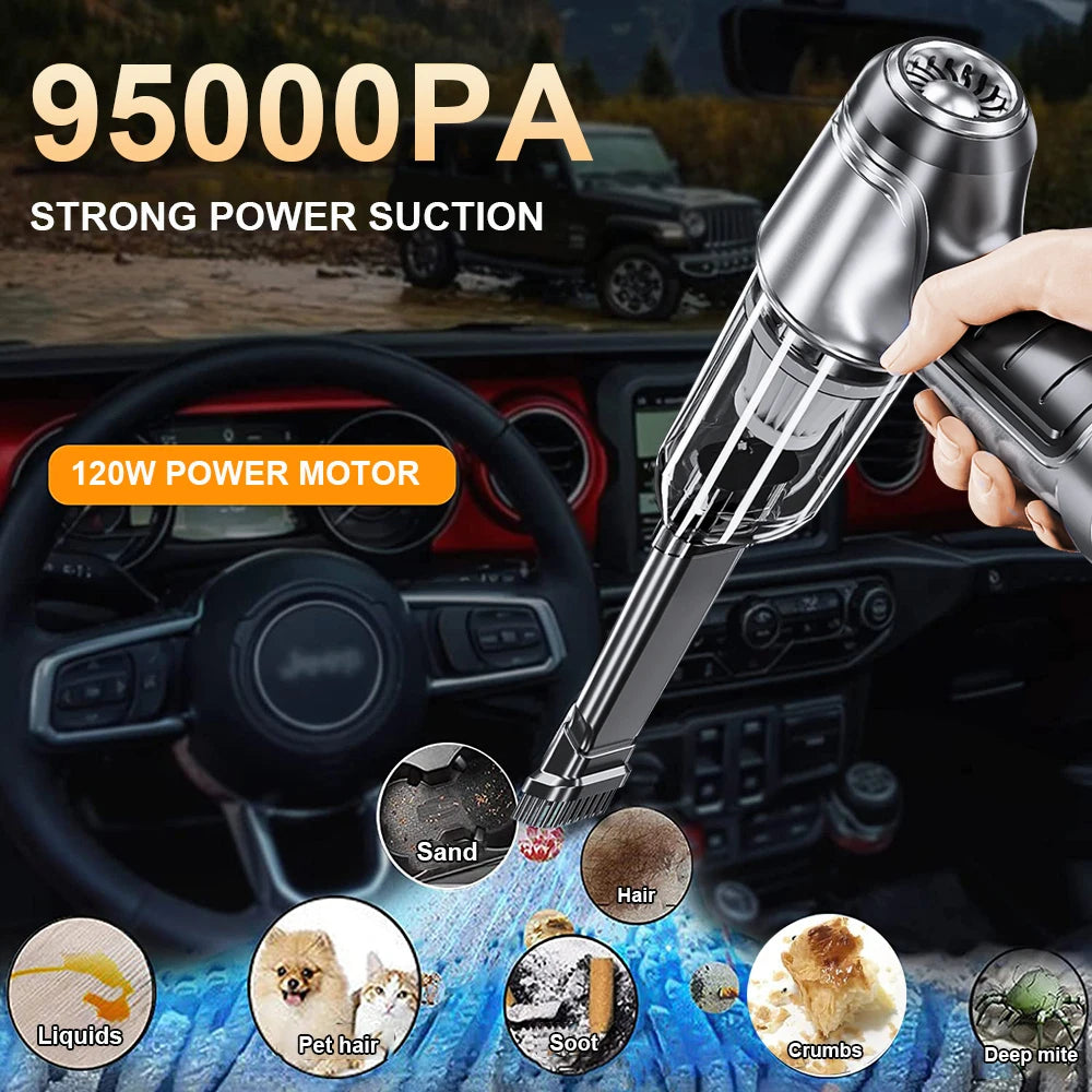 Car Vacuum Cleaner Wireless Portable Vacuum