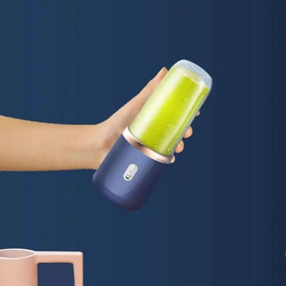 Household USB Charging Electric Juicer Juice Maker Blue/Pink