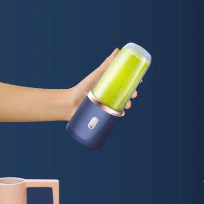 Household USB Charging Electric Juicer Juice Maker Blue/Pink